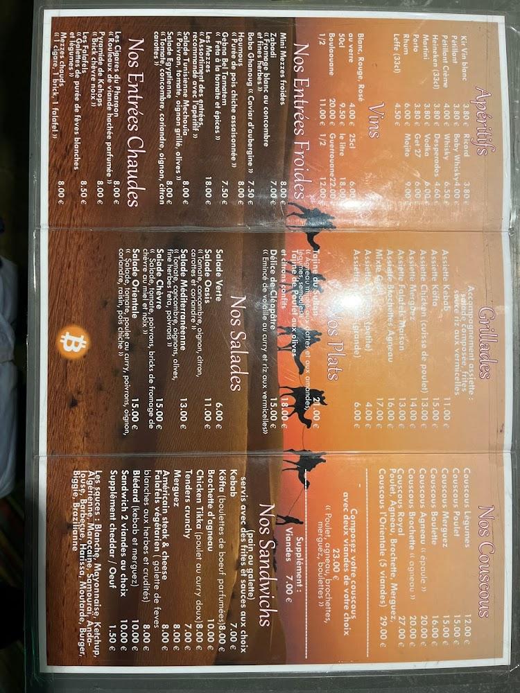 Restaurant L'Oriental - Menu Image 2